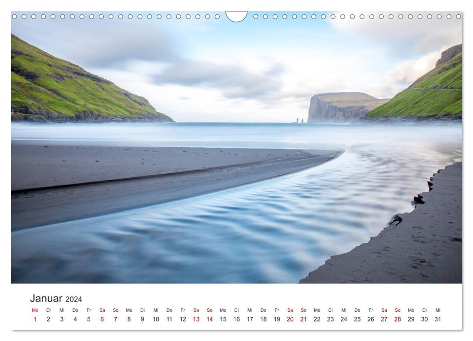 Zauber der Färöer Inseln (CALVENDO Wandkalender 2024)
