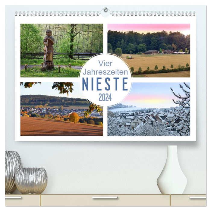 Vier Jahreszeiten, Nieste (CALVENDO Premium Wandkalender 2024)