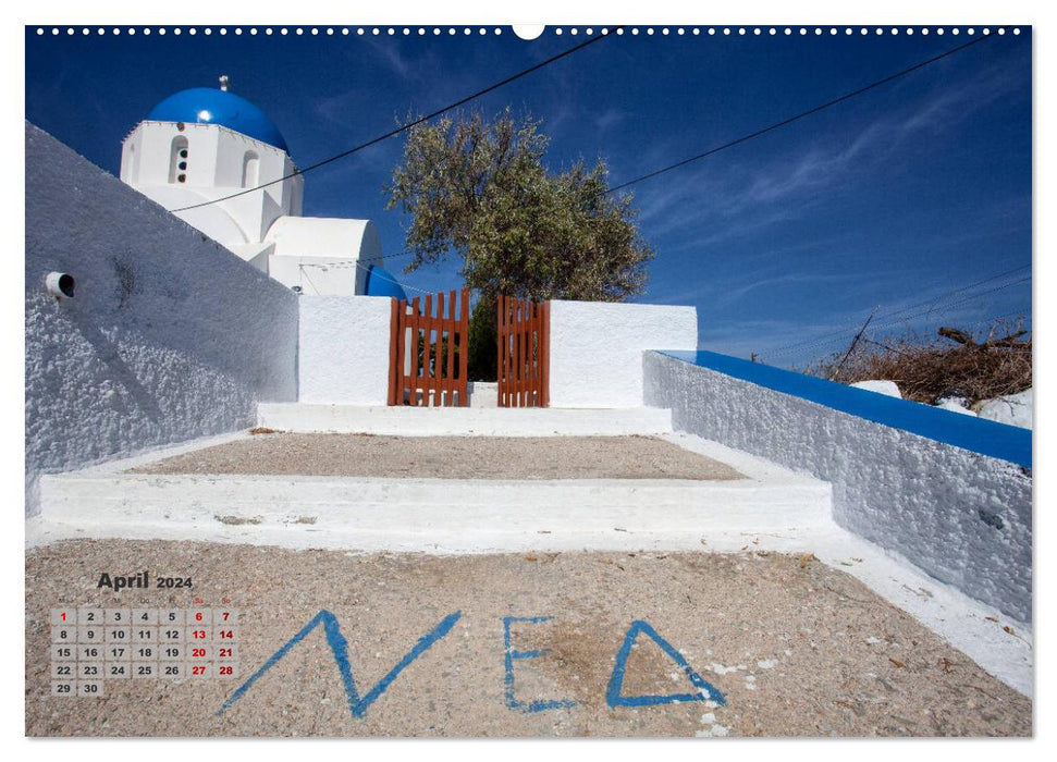Griechenland - wo die Götter zuhause sind (CALVENDO Premium Wandkalender 2024)