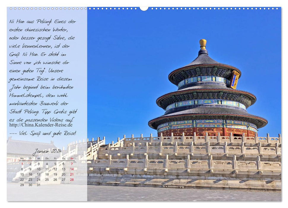 Geheimnisvolles China 2024 (CALVENDO Premium Wandkalender 2024)