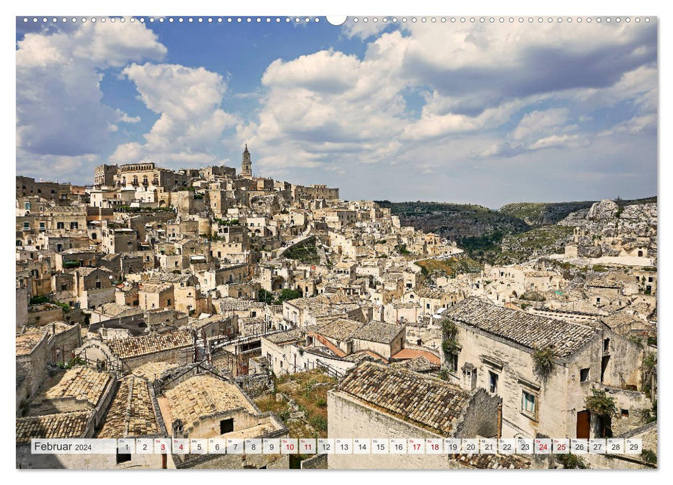 Apulien mit Matera (CALVENDO Premium Wandkalender 2024)