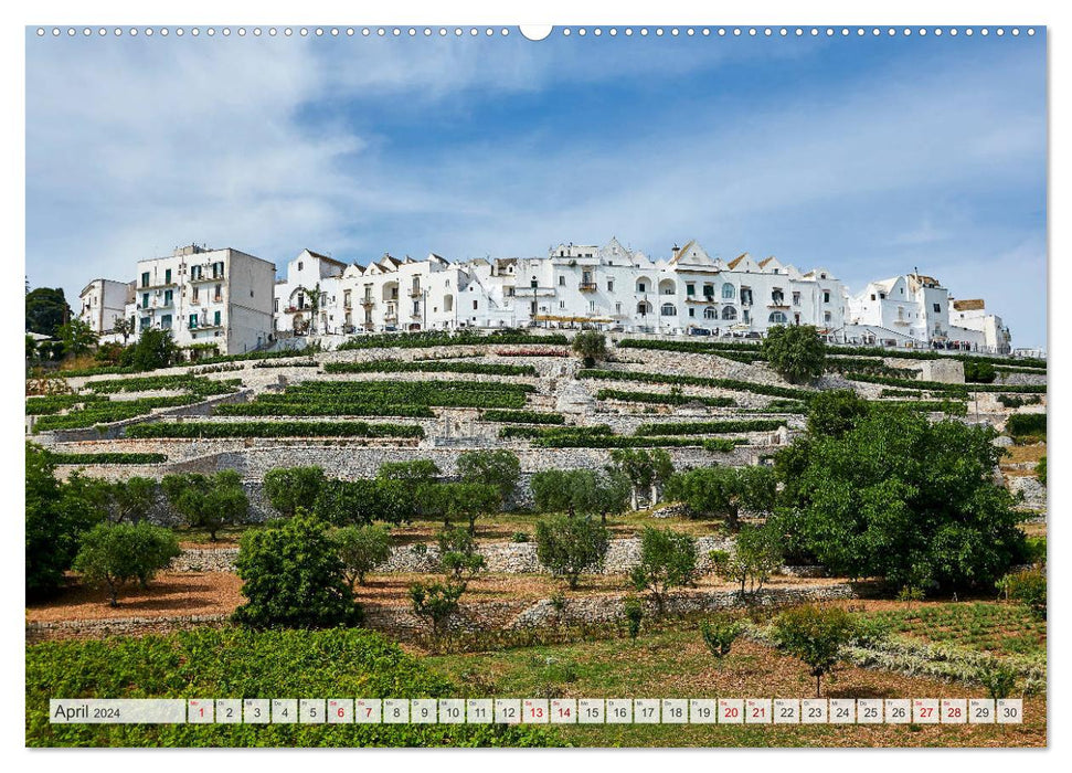 Apulien mit Matera (CALVENDO Premium Wandkalender 2024)