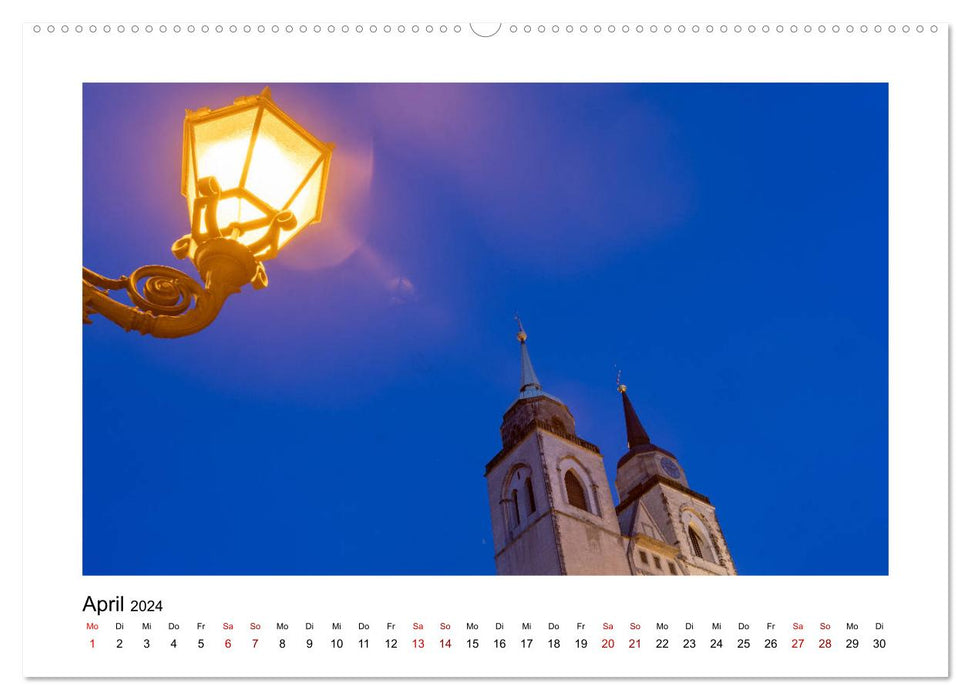 Blue Times - Magdeburg (CALVENDO Premium Wandkalender 2024)