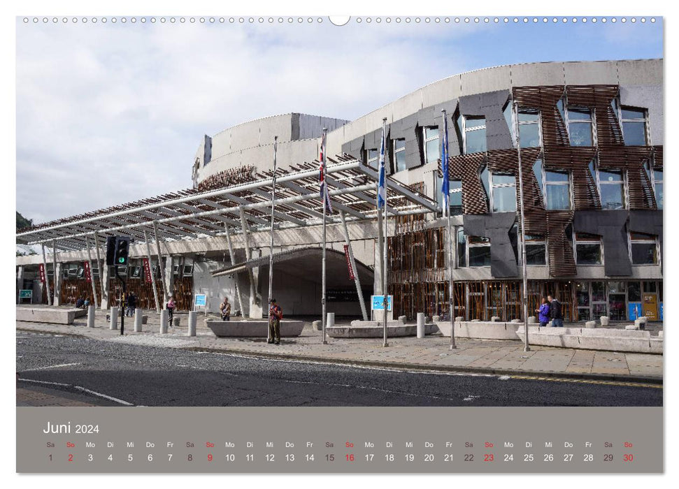 Edinburgh - Lebendige Metropole (CALVENDO Premium Wandkalender 2024)