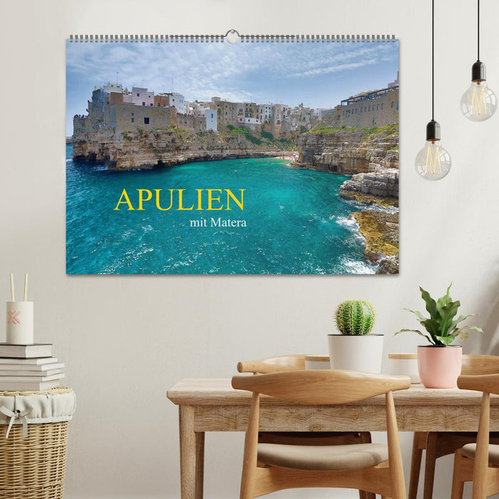 Apulien mit Matera (CALVENDO Wandkalender 2024)