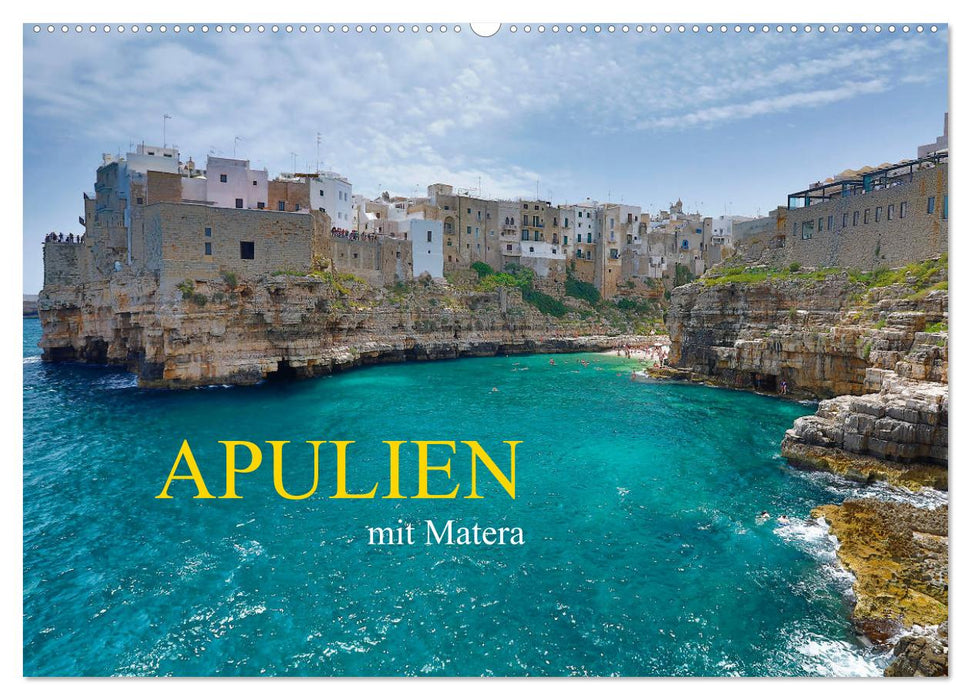 Apulien mit Matera (CALVENDO Wandkalender 2024)