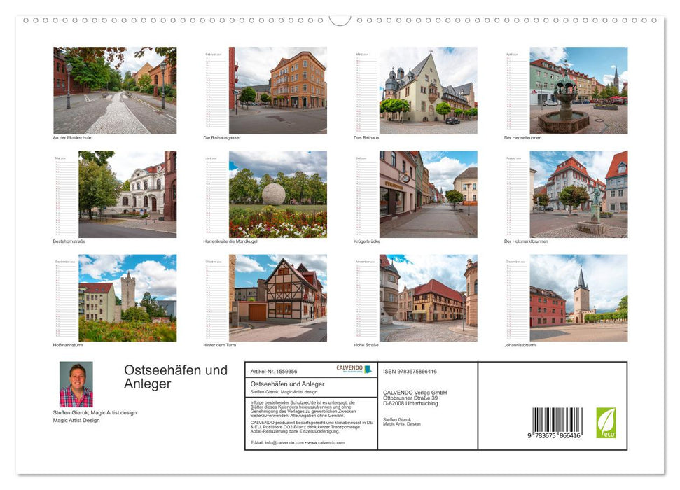 Stadtansichten Aschersleben (CALVENDO Premium Wandkalender 2024)