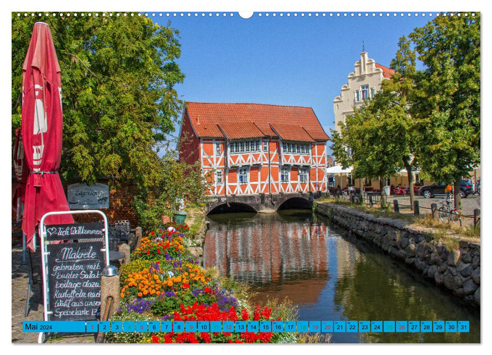 Hansestadt Wismar - Sehnsuchtsort in der Wismarbucht (CALVENDO Premium Wandkalender 2024)