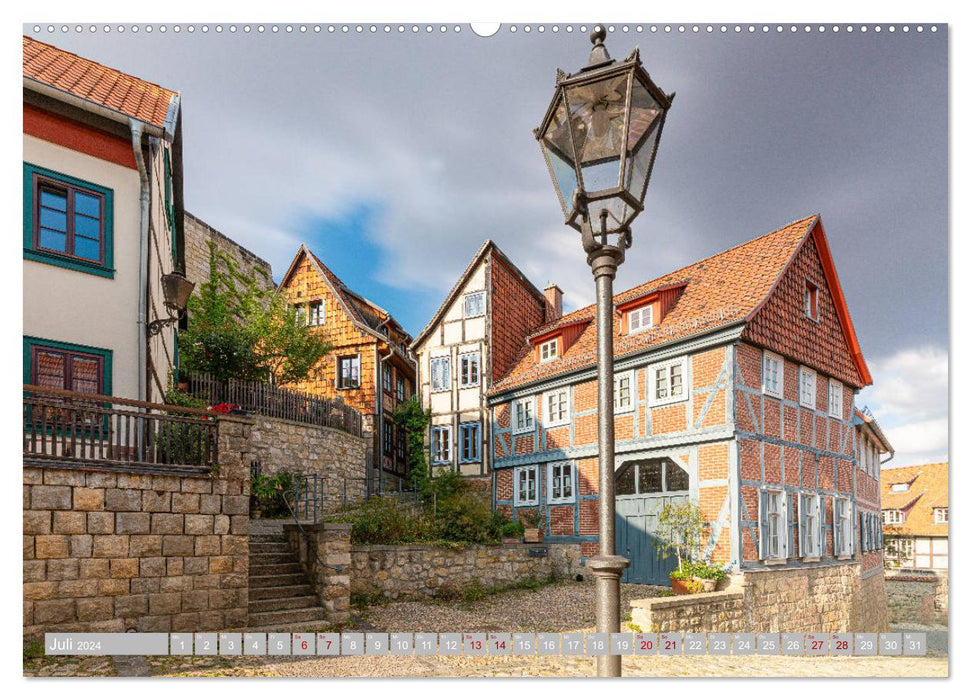 Quedlinburg - 1000 Jahre Geschichte im Harz (CALVENDO Premium Wandkalender 2024)