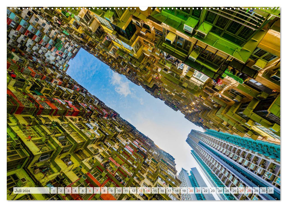 Hongkong Bilder einer Metropole (CALVENDO Premium Wandkalender 2024)