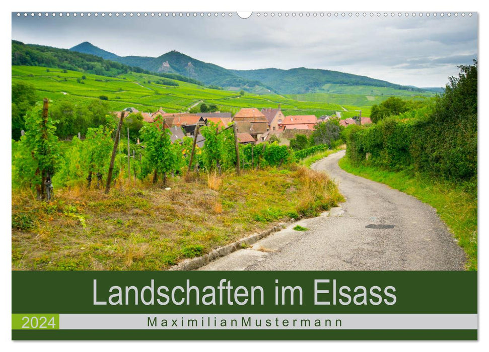 Landschaften im Elsass (CALVENDO Wandkalender 2024)