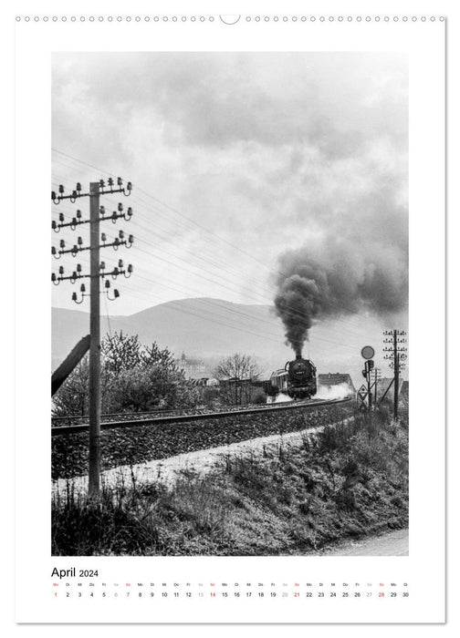 Dampfzüge vor 40 Jahren (CALVENDO Wandkalender 2024)