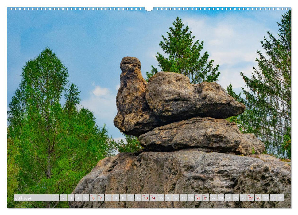 Naturpark Zittauer Gebirge (CALVENDO Premium Wandkalender 2024)