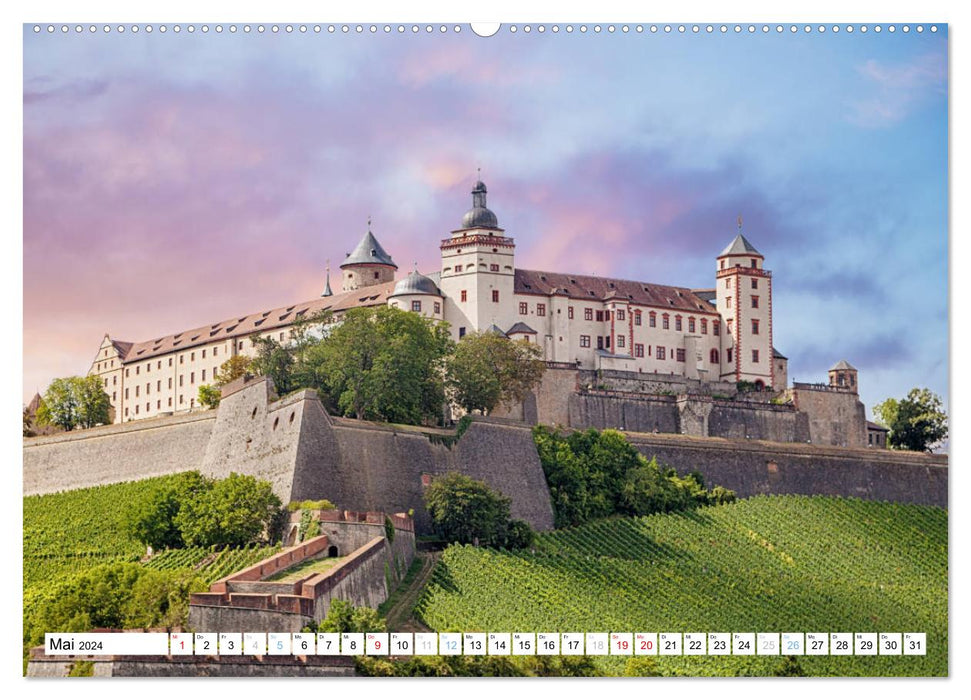 Würzburg - Stadt mit Charme (CALVENDO Premium Wandkalender 2024)