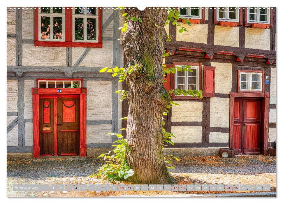 Quedlinburg - 1000 Jahre Geschichte im Harz (CALVENDO Wandkalender 2024)