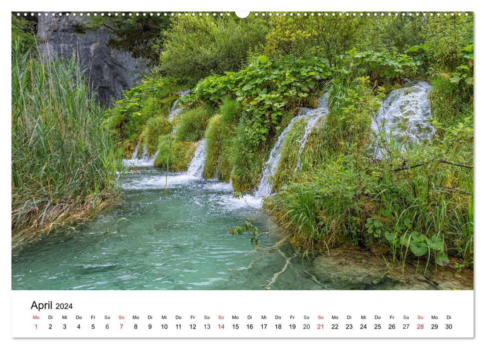 Nationalpark Plitvicer Seen (CALVENDO Premium Wandkalender 2024)