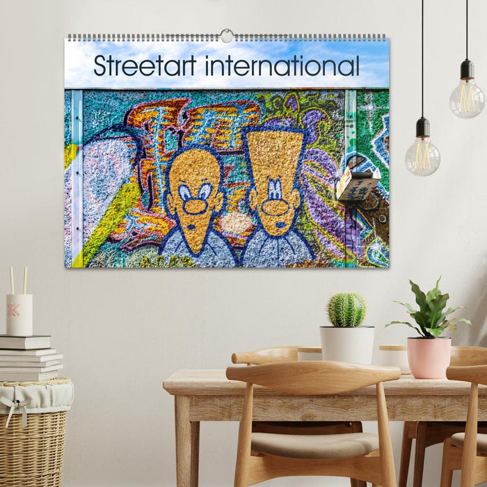 Streetart international (CALVENDO Wandkalender 2024)
