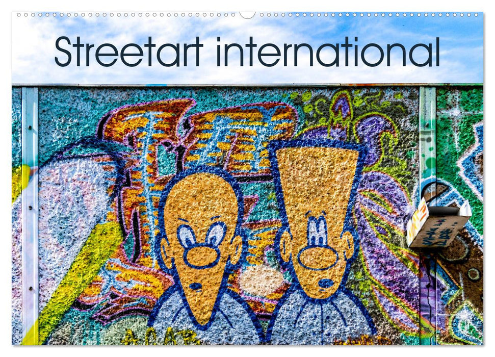 Streetart international (CALVENDO Wandkalender 2024)