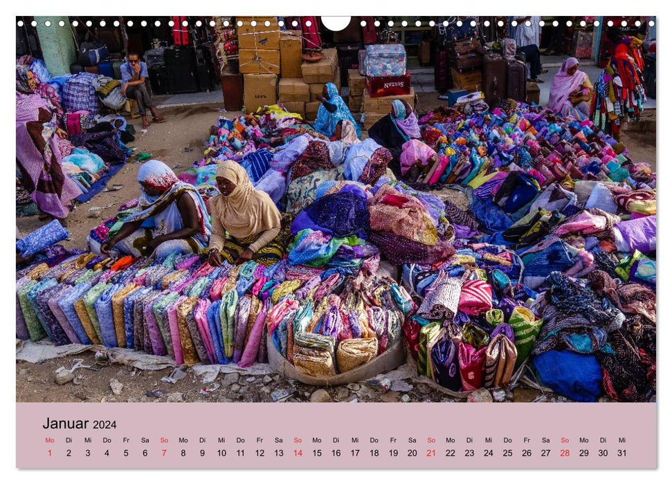 Westafrika hautnah - Mauretanien, Senegal, Guinea & Bissau (CALVENDO Wandkalender 2024)