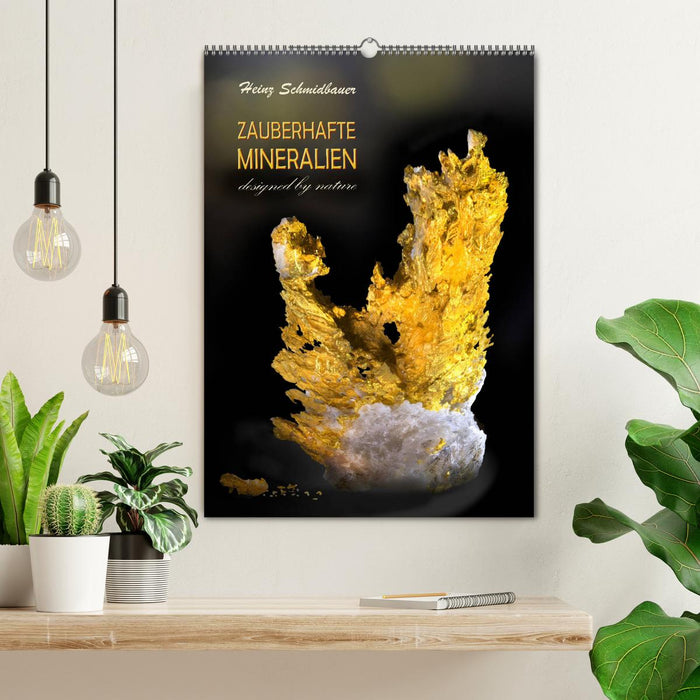 ZAUBERHAFTE MINERALIEN designed by nature (CALVENDO Wandkalender 2024)