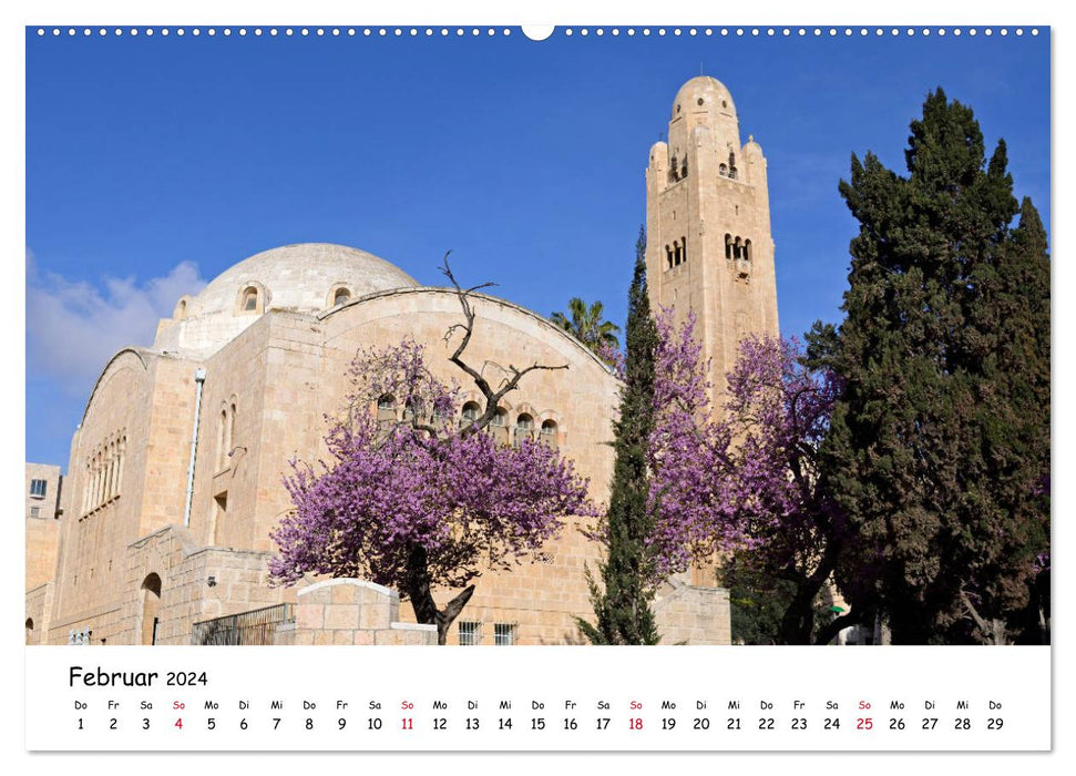 Traumziel Israel (CALVENDO Premium Wandkalender 2024)