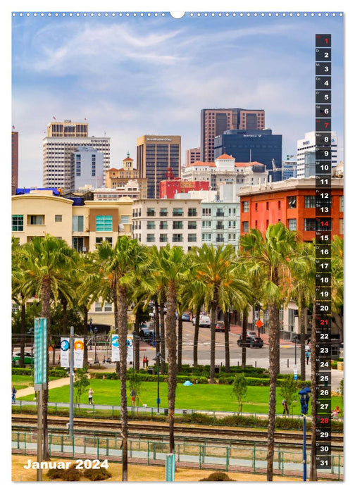 SAN DIEGO Küstenmetropole mit Flair (CALVENDO Premium Wandkalender 2024)