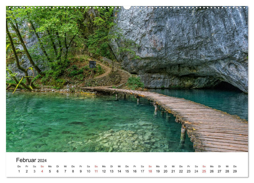 Nationalpark Plitvicer Seen (CALVENDO Wandkalender 2024)