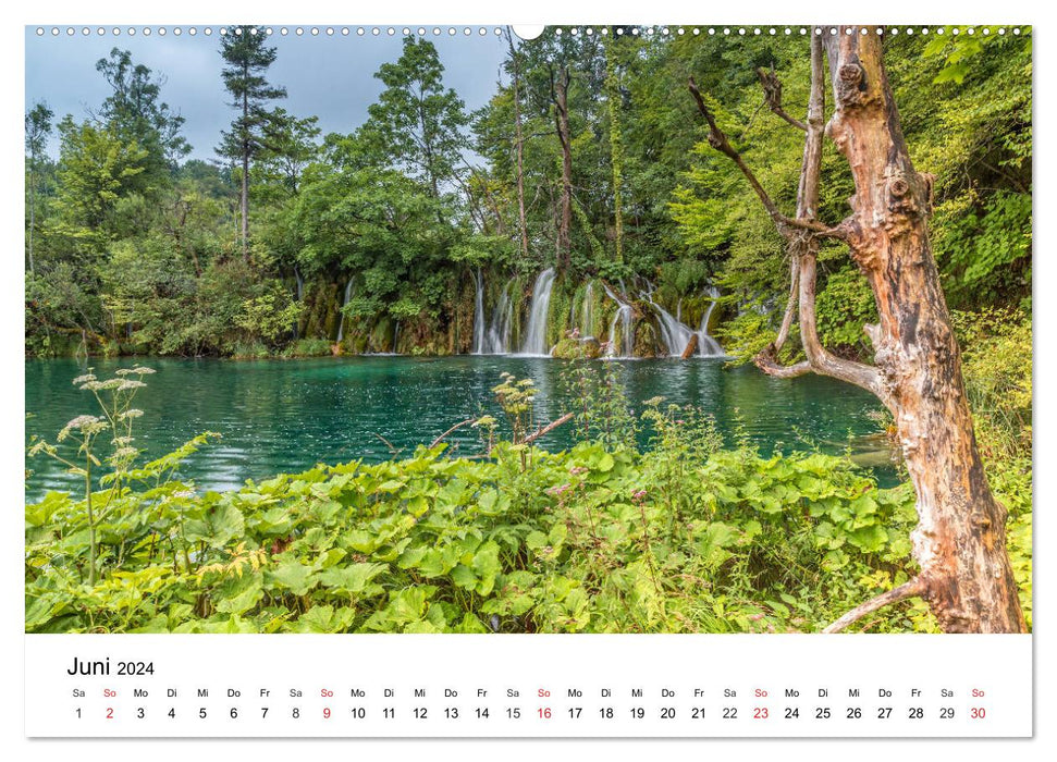 Nationalpark Plitvicer Seen (CALVENDO Wandkalender 2024)