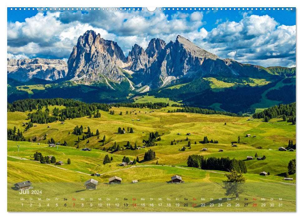 Dolomiten - Bezaubernde Giganten (CALVENDO Premium Wandkalender 2024)