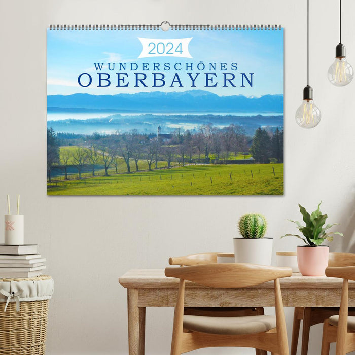 Wunderschönes Oberbayern (CALVENDO Wandkalender 2024)