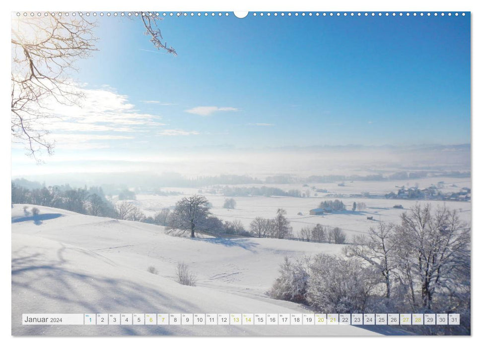 Wunderschönes Oberbayern (CALVENDO Wandkalender 2024)