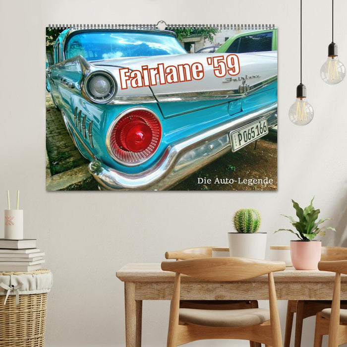 Ford Fairlane '59 - Die Auto-Legende (CALVENDO Wandkalender 2024)