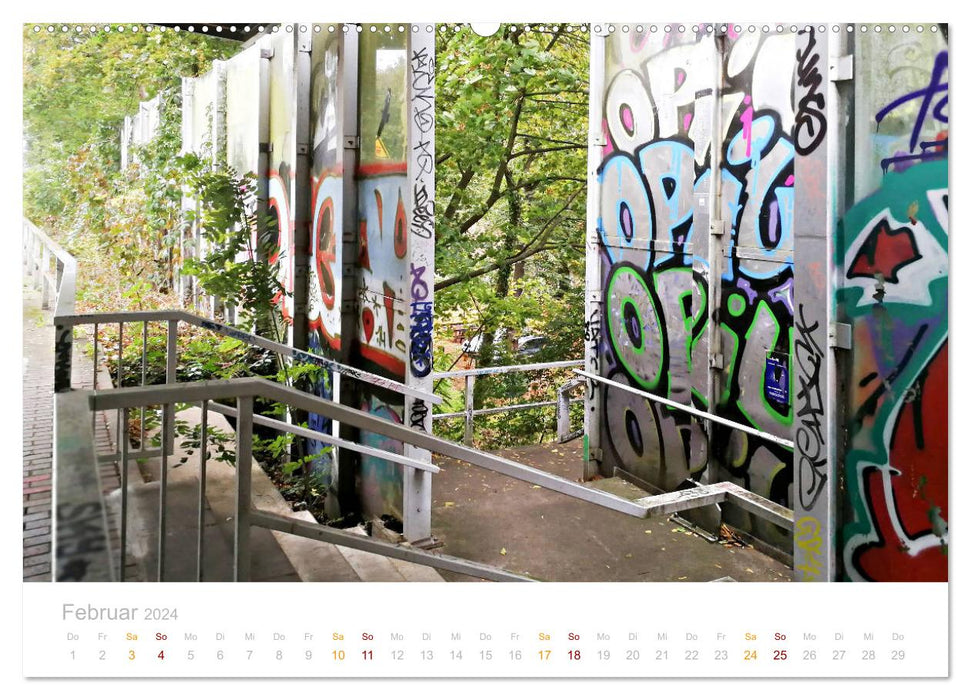 GRAFFITI GARTEN (CALVENDO Wandkalender 2024)