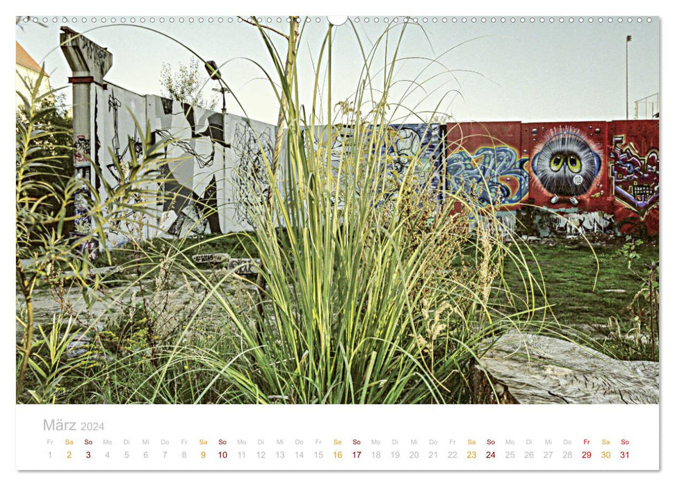 GRAFFITI GARTEN (CALVENDO Wandkalender 2024)