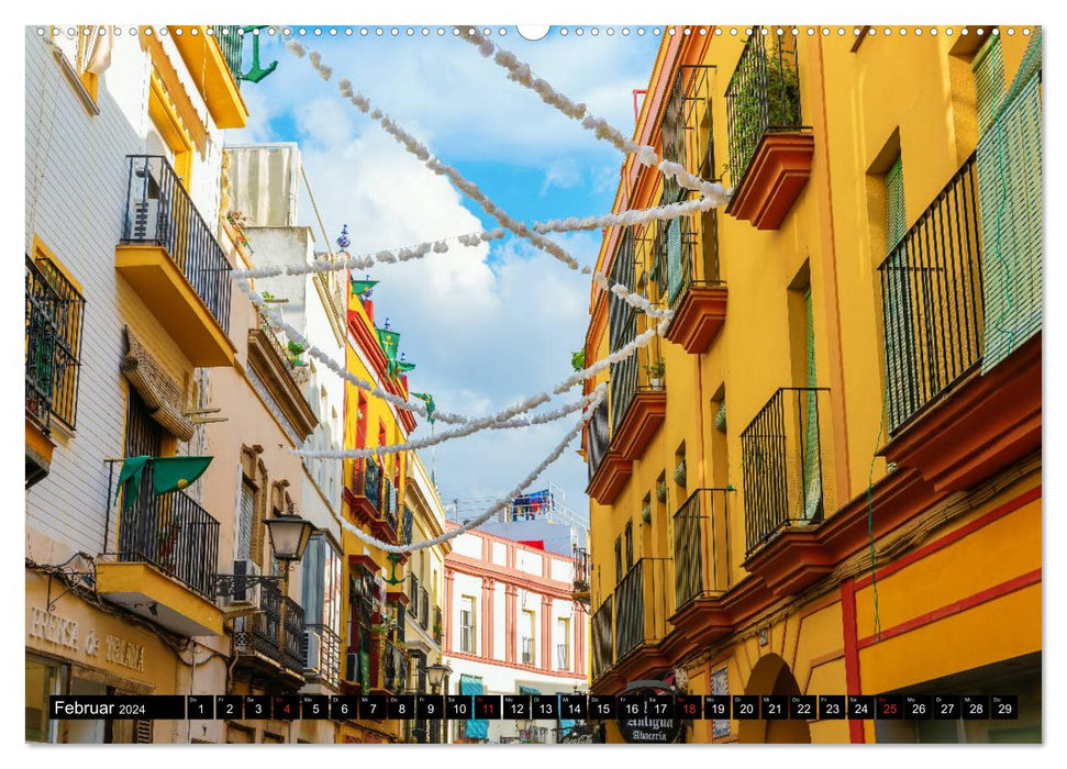 Sevilla - Impressionen aus dem Herzen Andalusiens (CALVENDO Premium Wandkalender 2024)