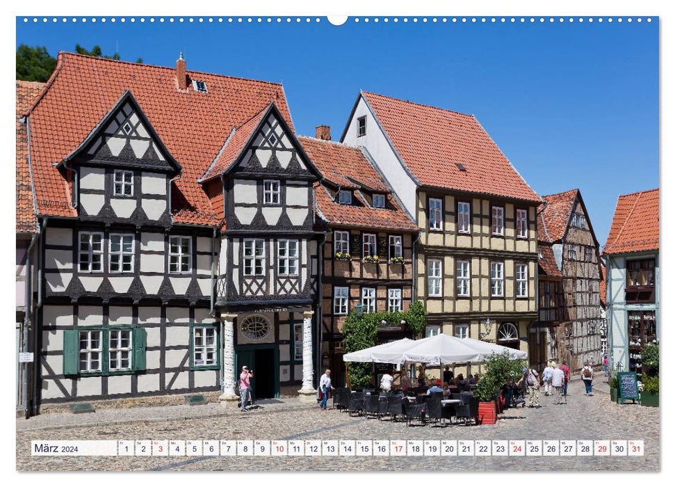 Quedlinburg - Pittoreskes Kleinod (CALVENDO Premium Wandkalender 2024)