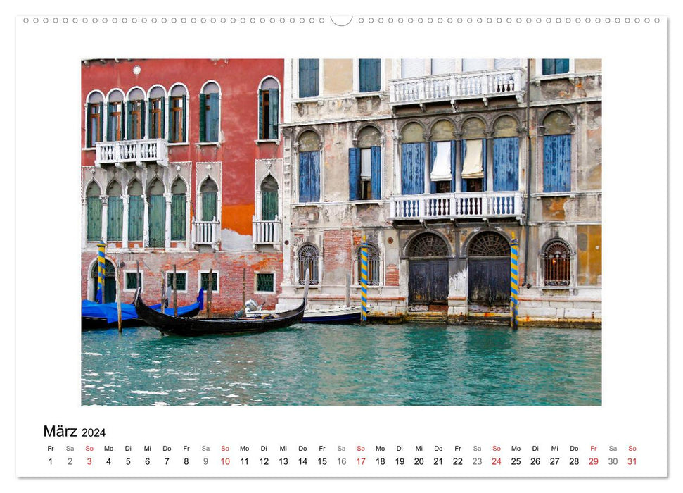 Venedig - Vergängliche Schönheit (CALVENDO Premium Wandkalender 2024)
