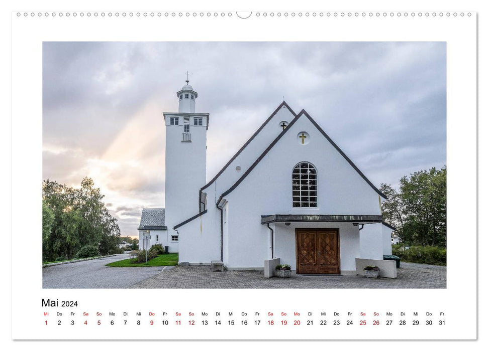 Norwegen Magisches Licht (CALVENDO Premium Wandkalender 2024)