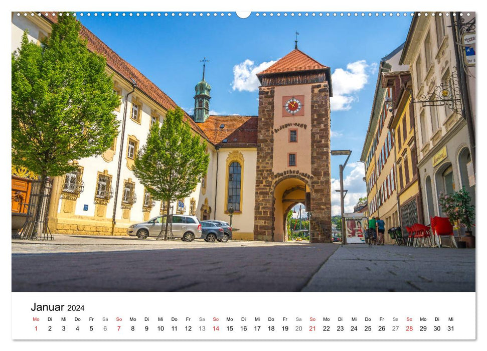 Villingen-Schwenningen - Impressionen einer Stadt (CALVENDO Wandkalender 2024)