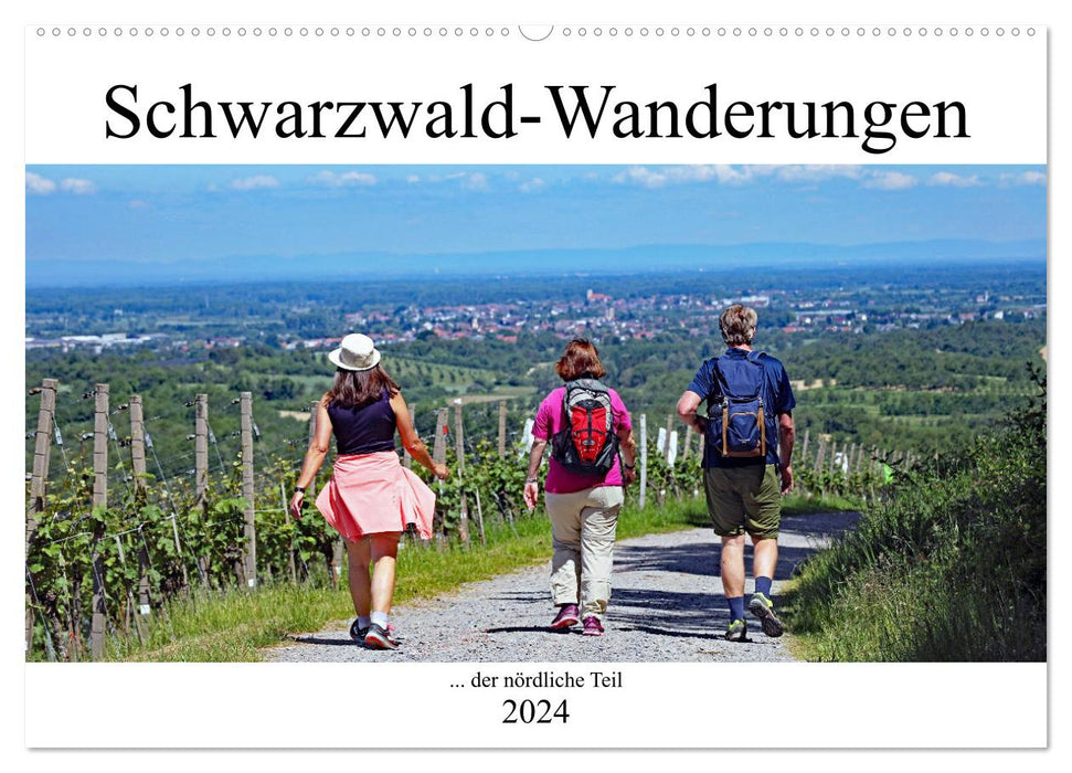 Schwarzwald-Wanderungen (CALVENDO Wandkalender 2024)
