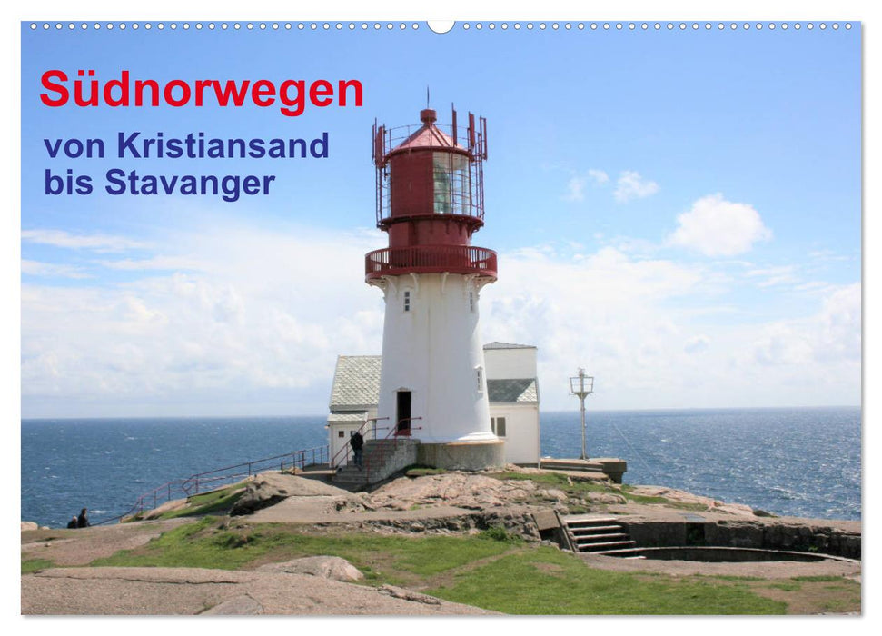 Südnorwegen - von Kristiansand bis Stavanger (CALVENDO Wandkalender 2024)