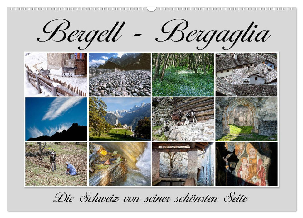 Bergell - Bergaglia (CALVENDO Wandkalender 2024)