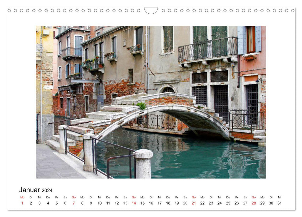 Venedig - Vergängliche Schönheit (CALVENDO Wandkalender 2024)