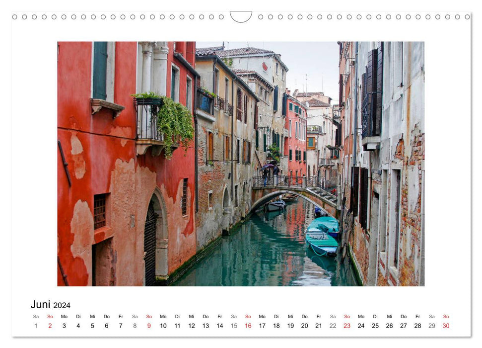 Venedig - Vergängliche Schönheit (CALVENDO Wandkalender 2024)