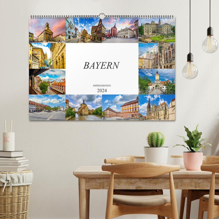 Bayern Impressionen (CALVENDO Wandkalender 2024)
