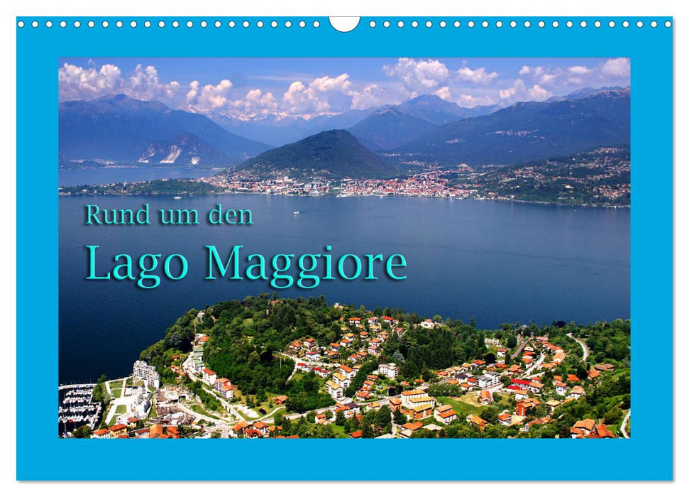 Rund um den Lago Maggiore (CALVENDO Wandkalender 2024)