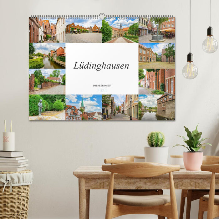 Lüdinghausen Impressionen (CALVENDO Wandkalender 2024)