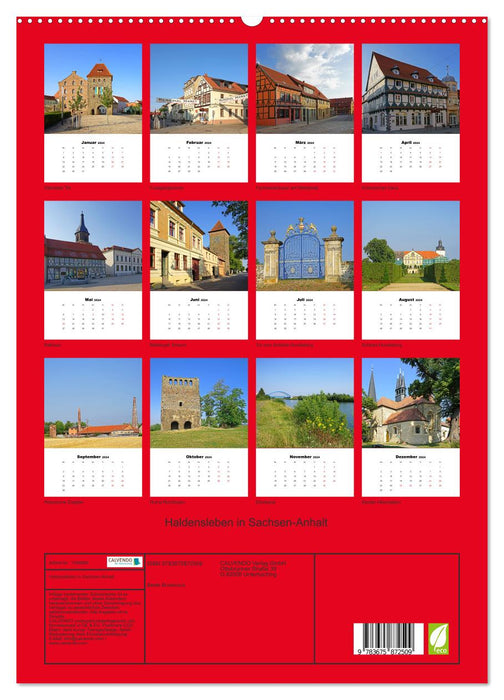 Haldensleben in Sachsen-Anhalt (CALVENDO Premium Wandkalender 2024)