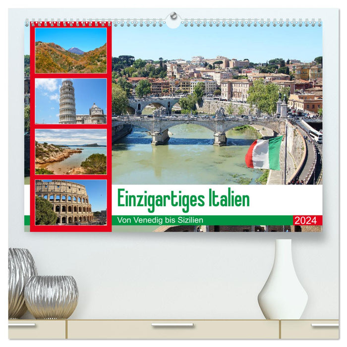Einzigartiges Italien (CALVENDO Premium Wandkalender 2024)