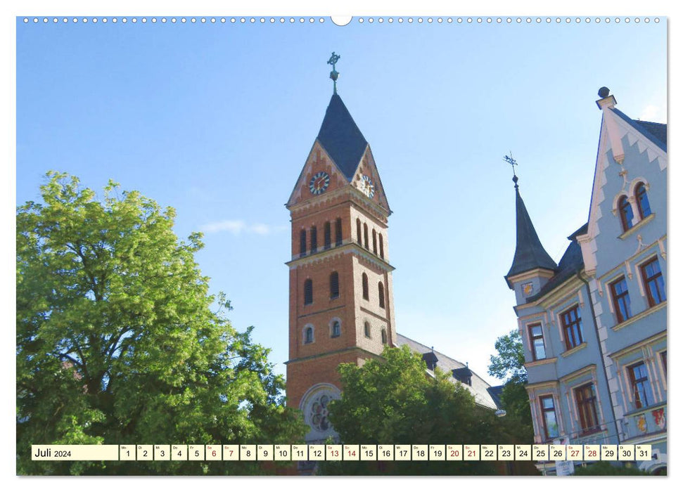 Unterwegs in Landshut (CALVENDO Premium Wandkalender 2024)